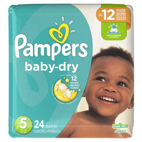 Pampers Baby-Dry Diapers Size 5 24 Count – Walmart Inventory Checker – BrickSeek $8.97 81% off ...