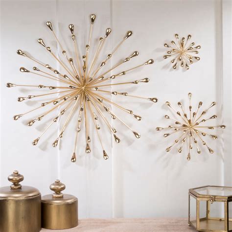 Jelena Gold Starburst Metal Wall Art