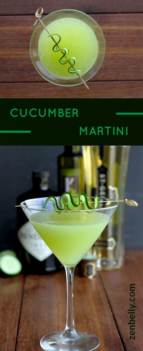 Cucumber Martini - zenbelly