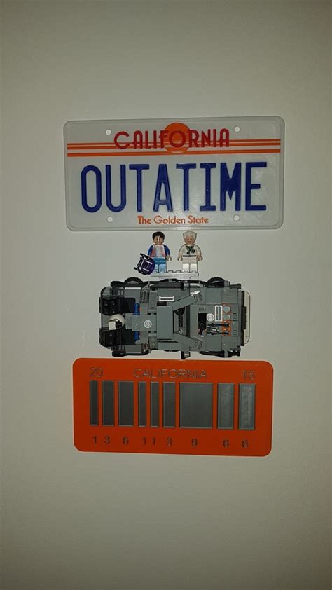 Back to the Future 2 License Plate by Yvrogne | Download free STL model | Printables.com