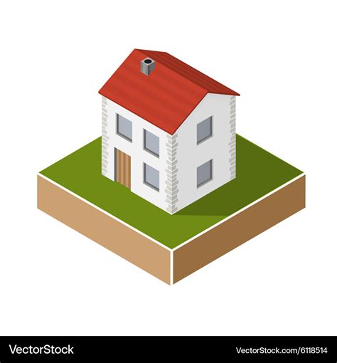 Village house Royalty Free Vector Image - VectorStock