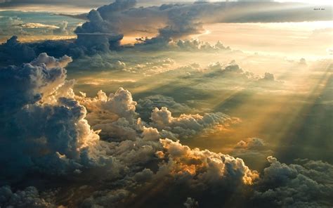 Sky Above Clouds HD Desktop Wallpaper 09021 - Baltana