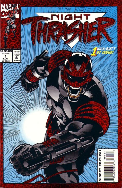 Night Thrasher #1 ('93) | Comics, Comic book artwork, Comic book covers