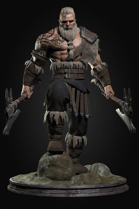 ArtStation - 3D Berserker Character