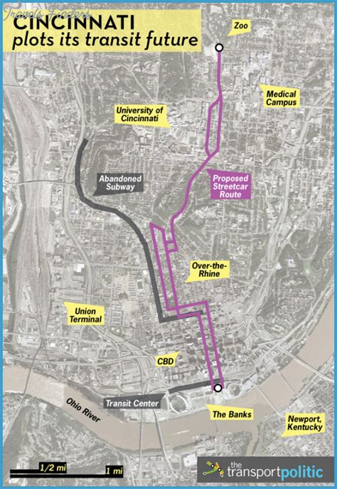 Cincinnati Subway Map - TravelsFinders.Com