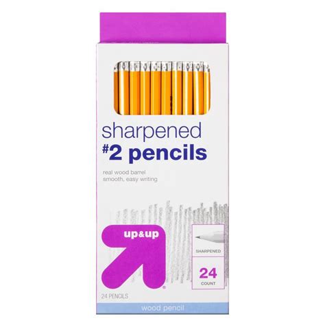 Sharpened #2 Wood Pencils 24ct - Up&Up™ (With images) | Writing supplies