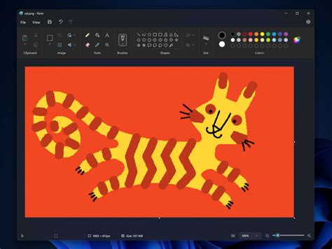 Microsoft announces updated Paint app with dark mode support, zoom ...