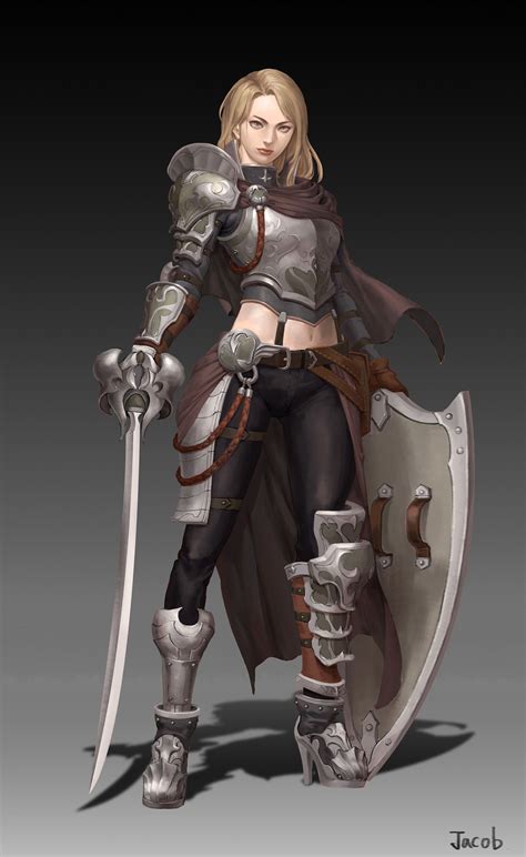 Pin by Flint Fireforge on RPG female character 20 | Female knight, Warrior concept art, Fantasy ...