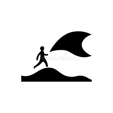 Gale Force Winds Icon stock vector. Illustration of icon - 297319256