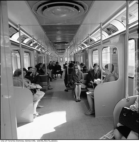 What TTC subway cars looked like back in the day