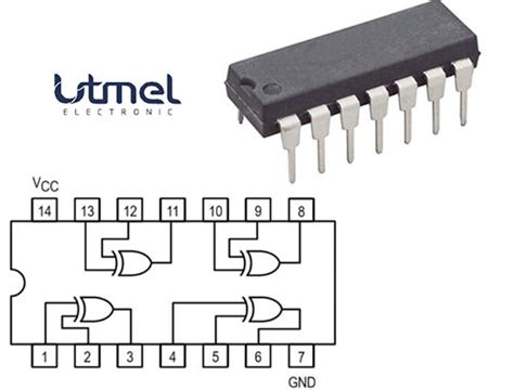 74LS86 Quad 2-Input XOR Gate IC: Pin, Datasheet pdf and Circuit Using 7486 Gate [FAQ]