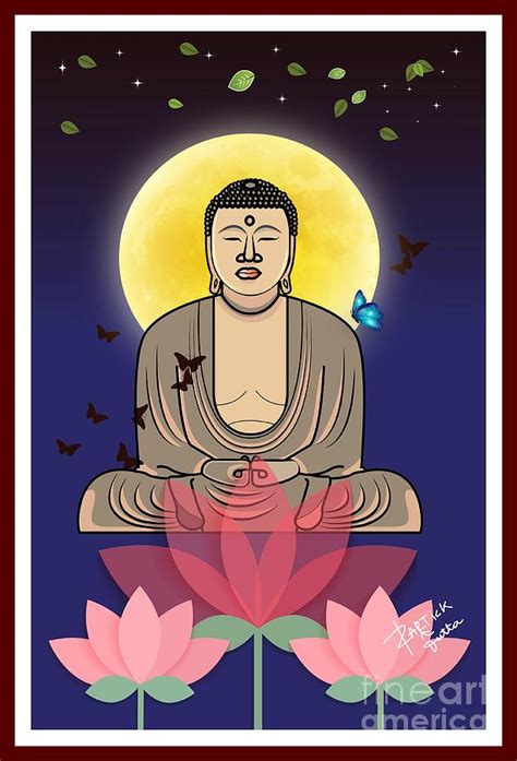 Buddha's enlightenment Painting by Kartick Dutta | Pixels