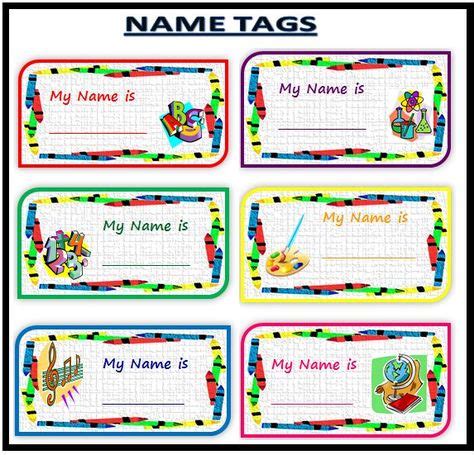 8 Name card ideas | school labels, name tag for school, classroom labels