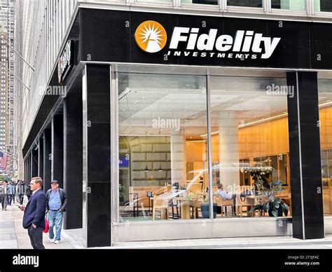 Fidelity Investment branch office, New York City, New York, USA Stock ...