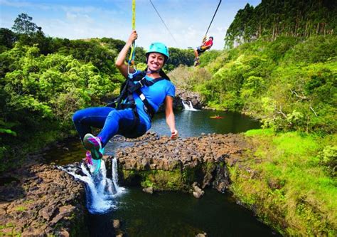 Big Island Zip Line Waterfalls Adventure Tours | Waterfall adventure, Ziplining, Adventure tours