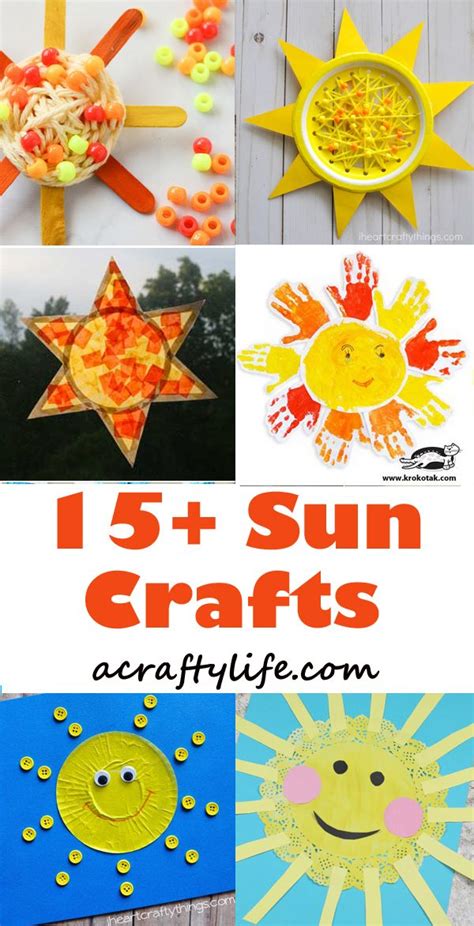 Sun Kids Crafts – Sunny Bright Craft Projects Summer Crafts For Kids, Winter Crafts, Projects ...