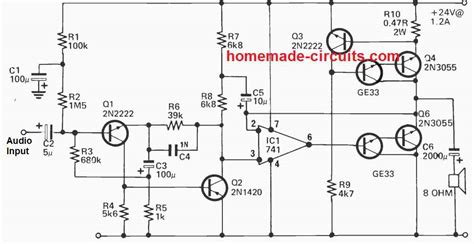 6 Simple Class A Amplifier Circuits Explained - Homemade Circuit Projects