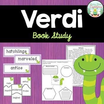 Verdi, by Janell Cannon Book Study by Busy Bee Creations | TpT