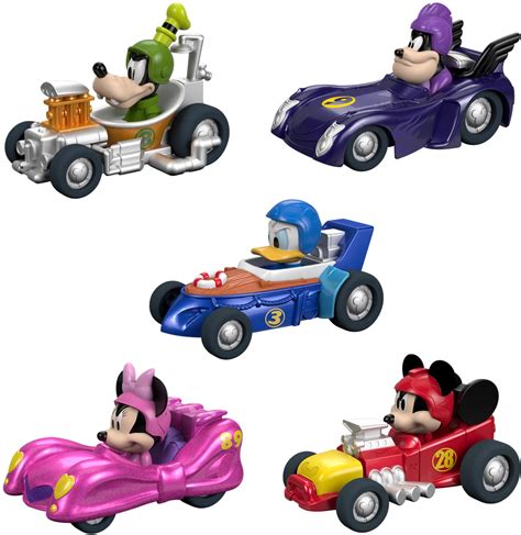 Amazon.com: Fisher-Price Disney Mickey & the Roadster Racers, Hot Rod 5-Pack [Amazon Exclusive ...