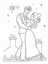 Tiana And Prince Naveen Dancing sketch template