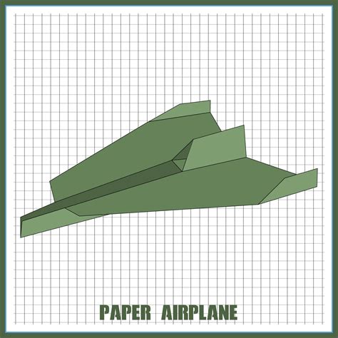 Paper Airplane Design Printable Foldable Flight Templates