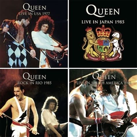 Queen Live Box 4 titles.