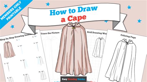 How to Draw a Cape - Really Easy Drawing Tutorial