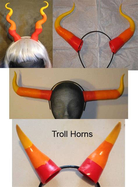 Troll Horns Homestuck Horns Horns Custom Made Horns - Etsy