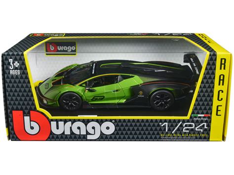 Diecast Model Cars wholesale toys dropshipper drop shipping Lamborghini Essenza SCV12 #63 Green ...