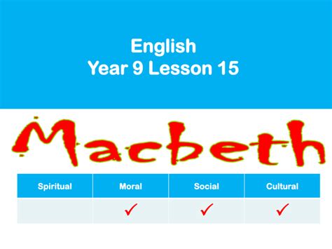 15 Lady Macbeth's Guilt