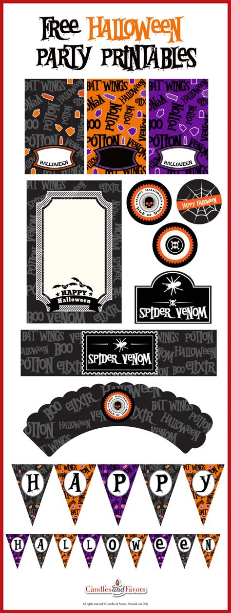 Venom and Potions Free Halloween Party Printables | Catch My Party