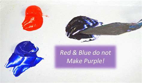 Red and Blue Don't Make Purple! – Celebrating Color