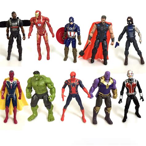 Marvel 10 pcs Avengers Infinity War action figures bootleg | Shopee Philippines