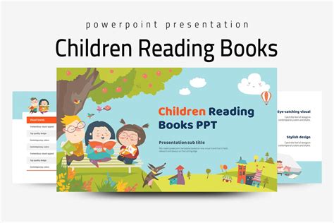 Children Reading Books PPT (531630) | Presentation Templates | Design ...