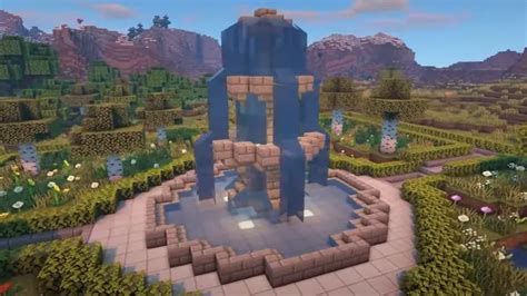 10 Minecraft Fountain Ideas - How to make - Redstone Games