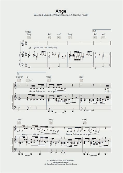 Angel Piano Sheet Music | OnlinePianist