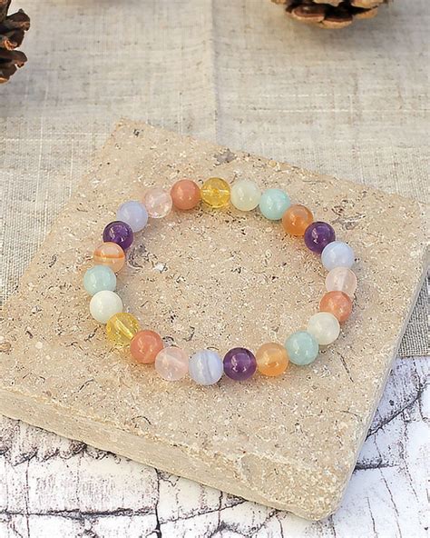 Fertility Pregnancy Bracelet by Spirit Connexions With Real Gemstones