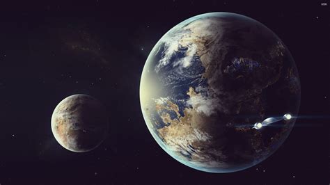 artwork, Science fiction, Planet, Spaceship, Space Wallpapers HD ...