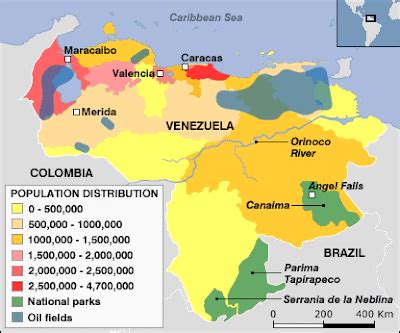 Venezuelan Oil: Map of Venezuelan oil fields