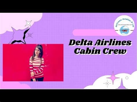 How To Join Delta Airlines USA as an Air Hostess Cabin Crew | Airline ...