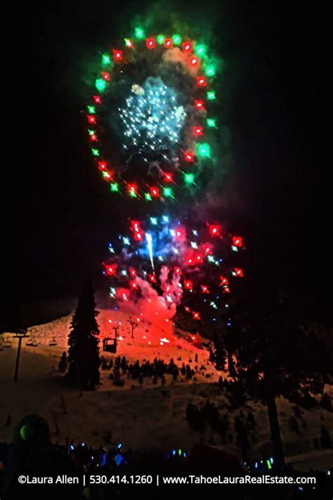 Weekly Winter Firework Shows Squaw Valley Saturdays - 2020