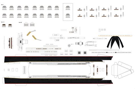 Titanic Papercraft Titanic Papercraft Model Download - Printable Papercrafts | Titanic, Paper ...