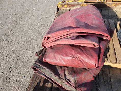 Flatbed Tarps W/Straps & Tie Downs BigIron Auctions