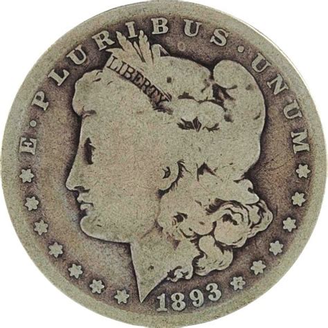 1893 S Morgan Silver Dollar. : Lot 20