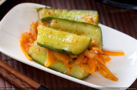 Korean Cucumber Kimchi Recipe | RecipeLand.com