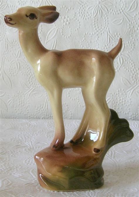 Porcelain Deer Figurine Vintage | Figurines, Porcelain, Vintage