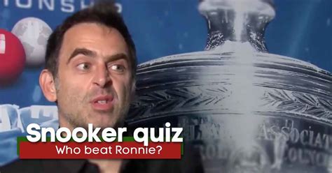 Who beat Ronnie O'Sullivan in Triple Crown events Quiz - By chrishammer180