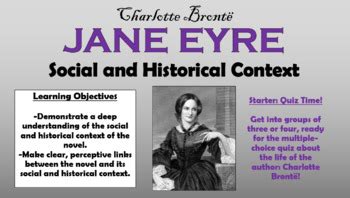 Jane Eyre - Social and Historical Context! by TandLGuru | TpT