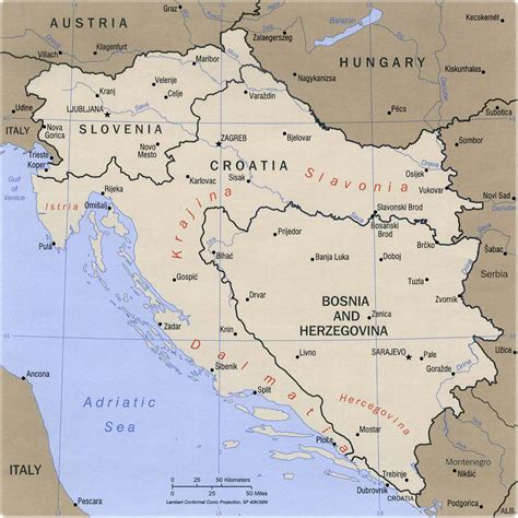 Yugoslavia Europe Map | Zip Code Map