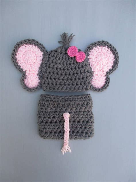 Elephant Newborn Outfit Elephant Baby Outfit Baby Girl - Etsy